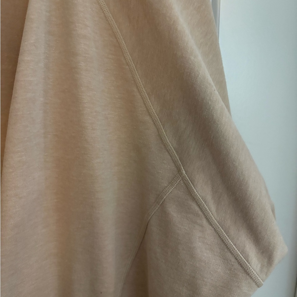 Lightweight Beige Open Front Cardigan | Neutral LayeringXL Quiet Luxury Normcore - Picture 7 of 8